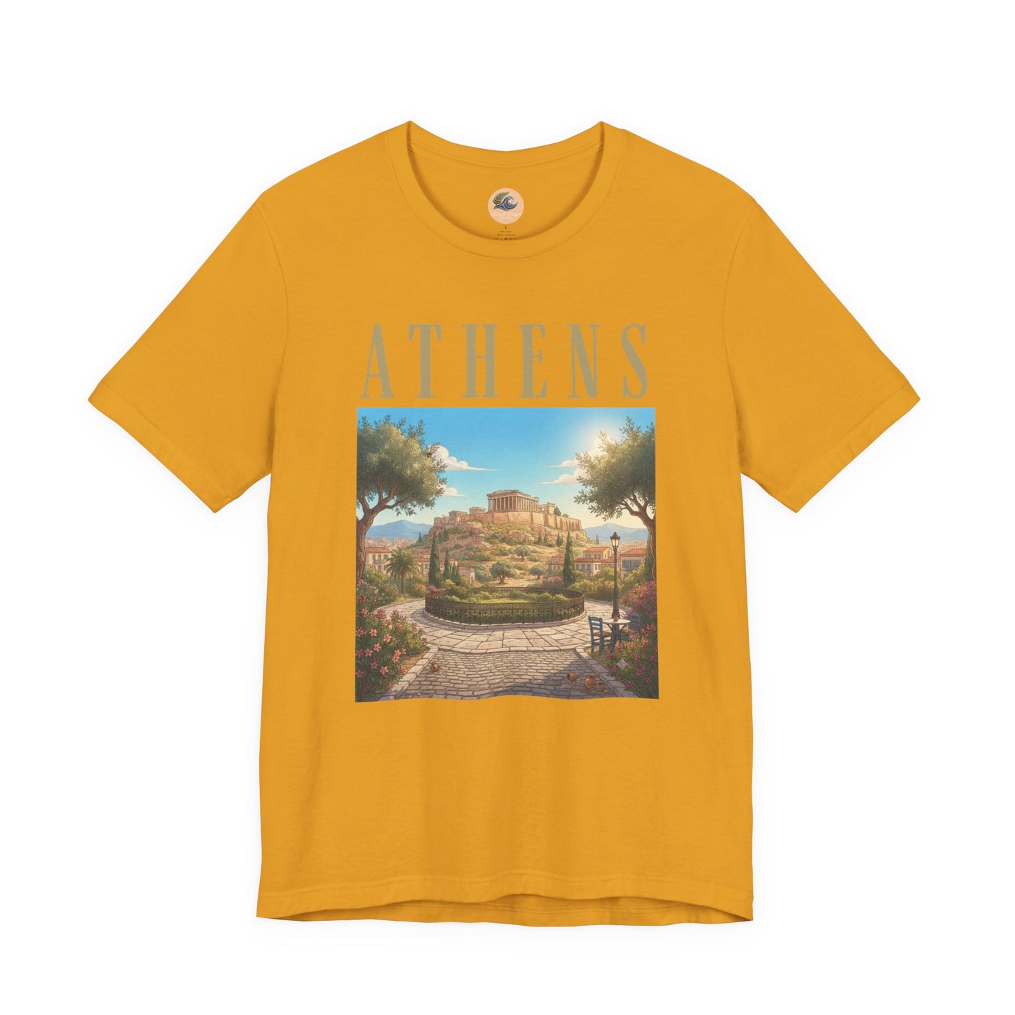 Athens Scenic Tee — Vintage Acropolis Travel T‑Shirt